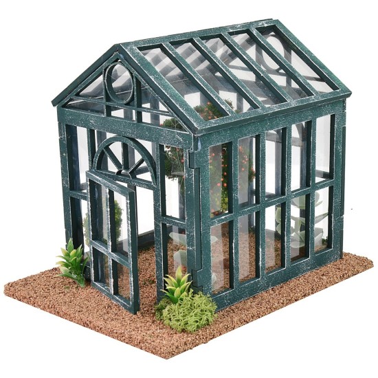 Greenhouse for nativity scene cm 15x19x17 h