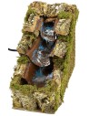 Cascata rocciosa con salti d'acqua per statue cm 12x21,5x19 h.
