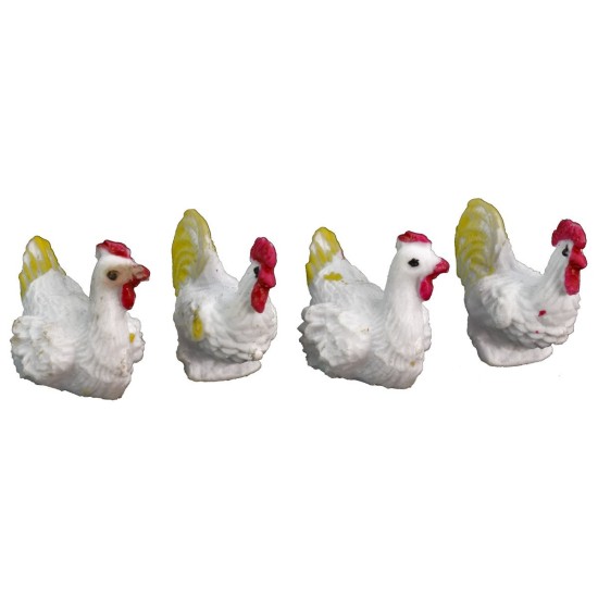 Coloca 7 gallinas en PVC de 2,5-4 cm Mundo Pesebre