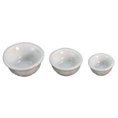 Set of 3 porcelain bowls Ø 1-2 cm 2