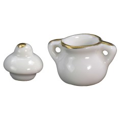 Porcelain jar cm 2x2.3 h 2