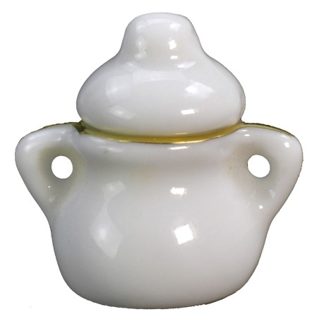 Tarro de porcelana cm 2x2,3 h Mundo Pesebres