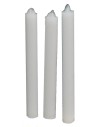 Juego de 6 velas blancas de 2,5 cm ø 0,2