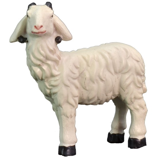 Conjunto de 5 ovejas de resina para estatuas de 11-13 cm Mundo Pesebre