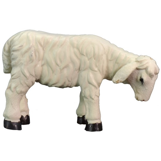 Conjunto de 5 ovejas de resina para estatuas de 11-13 cm Mundo Pesebre