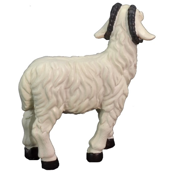 Conjunto de 5 ovejas de resina para estatuas de 15 cm