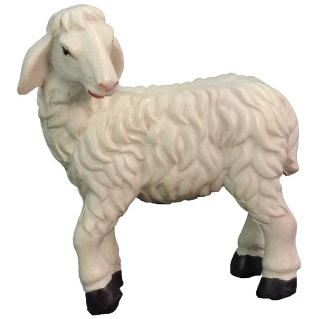 Conjunto de 5 ovejas de resina para estatuas de 15 cm