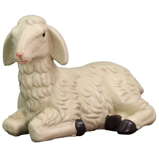 Set 4 pecore in resina per statue da 20-24 cm Mondo Presepi