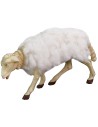 Set of 2 sheep with wool for 30 cm statues