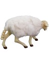 Set of 2 sheep with wool for 30 cm statues