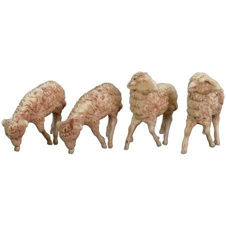 Set of 12 sheep for 8-10 cm statues World Nativity