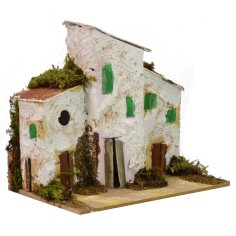 Abitazioni in lontananza cm 15x10x13,5 h Mondo Presepi