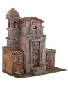 Catedral con campanario de 50x29x56 cm para estatuas de 12 cm