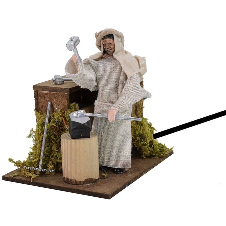 Herrería palestina en movimiento cm 12 Mundo Pesebre