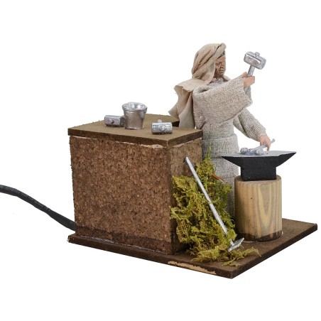 Herrería palestina en movimiento cm 12 Mundo Pesebre