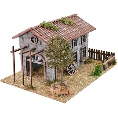 Farmhouse with barn for creche 32x24x19 h