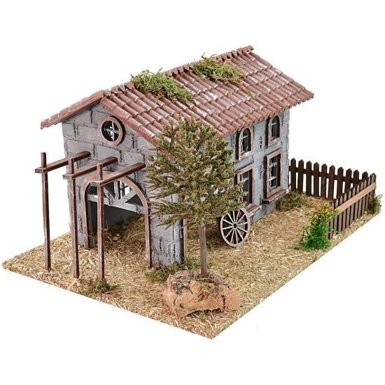 Farmhouse with barn for creche 32x24x19 h
