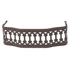 Ringhiera grigio antracite per balcone cm 10x4 h Mondo Presepi 2