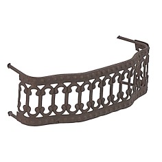 Anthracite gray railing for balcony cm 10x4 h