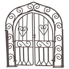Anthracite gray gate cm 13.5x2x15.5 h 2