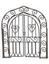 Anthracite gray gate cm 13.5x2x15.5 h