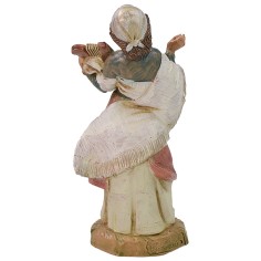 Shepherdess with lyre 12 cm Fontanini 2