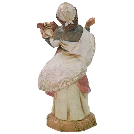 Shepherdess with lyre 12 cm Fontanini