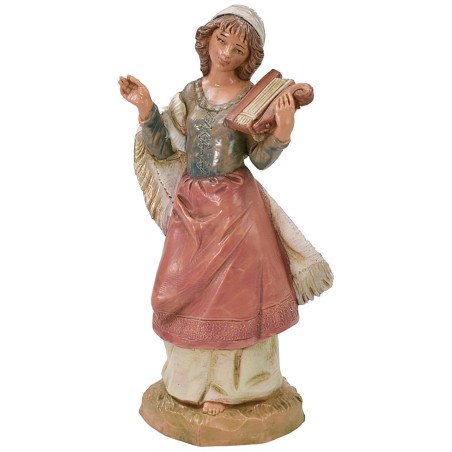 Shepherdess with lyre 12 cm Fontanini
