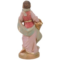 Donna con cesto di fiori 12 cm Fontanini Mondo Presepi 2