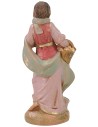 Woman with basket of flowers 12 cm Fontanini