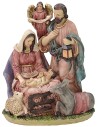 Resin nativity with angel cm 15,5x11x18 h Nativity scene
