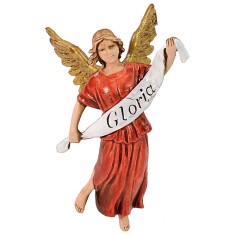 Angelo Gloria rosso serie 10 Landi Moranduzzo Mondo Presepi