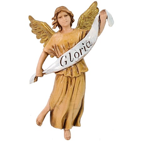Yellow-gold Angel of Glory series 10 cm Landi Moranduzzo