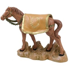 Brown horse series 19 cm Fontanini