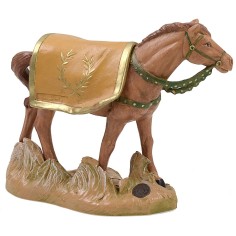 Brown horse series 19 cm Fontanini 2