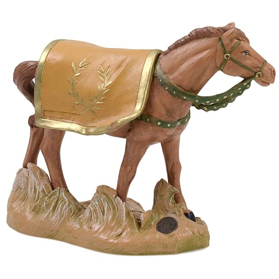 Brown horse series 19 cm Fontanini