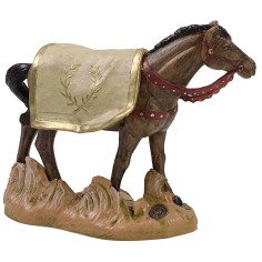 Caballo negro serie 19 cm Fontanini Mundo Pesebres 2