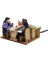 Dos bebedores en la mesa serie 12 cm doble movimiento