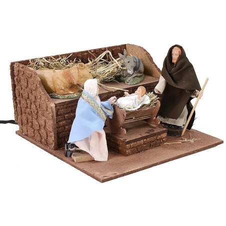 Natività Palestinese triplo movimento 12 cm