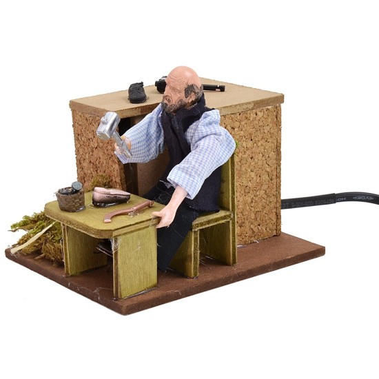 Zapatero serie 12 cm en movimiento Mundo Belenes.