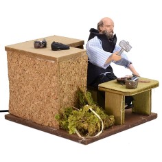 Ciabattino serie 12 cm in movimento Mondo Presepi 2