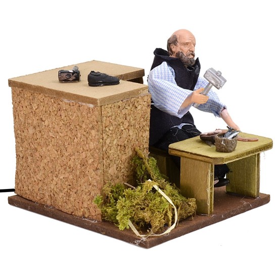 Ciabattino serie 12 cm in movimento Mondo Presepi