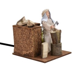 Palestinian lumberjack in motion 12 cm 2