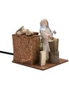 Boscaiolo arabo in movimento cm 12 Mondo Presepi