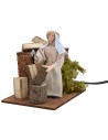 Leñador árabe en movimiento cm 12 Mundo Pesebre