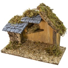 Capanna con soppalco cm 32x17x24,6 h Mondo Presepi