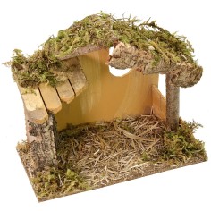 Capanna con finestra cm 23,5x12x19 h Mondo Presepi