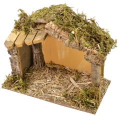 Capanna con finestra cm 23,5x12x19 h Mondo Presepi 2