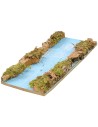Río recto modular de 16x7,5x1,5 cm h Mundo Belenes