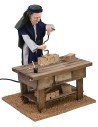 Oriental carpenter with drill in motion 30 cm